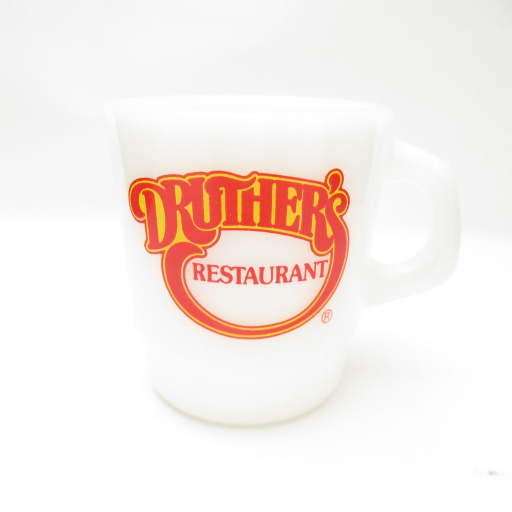 美品 Termocrisa ターモクリサ DRUTHER'S ドラサーズレストラン マグカップ スタッキング Dハンドル ヴィンテージ SU13371T2 【中古】