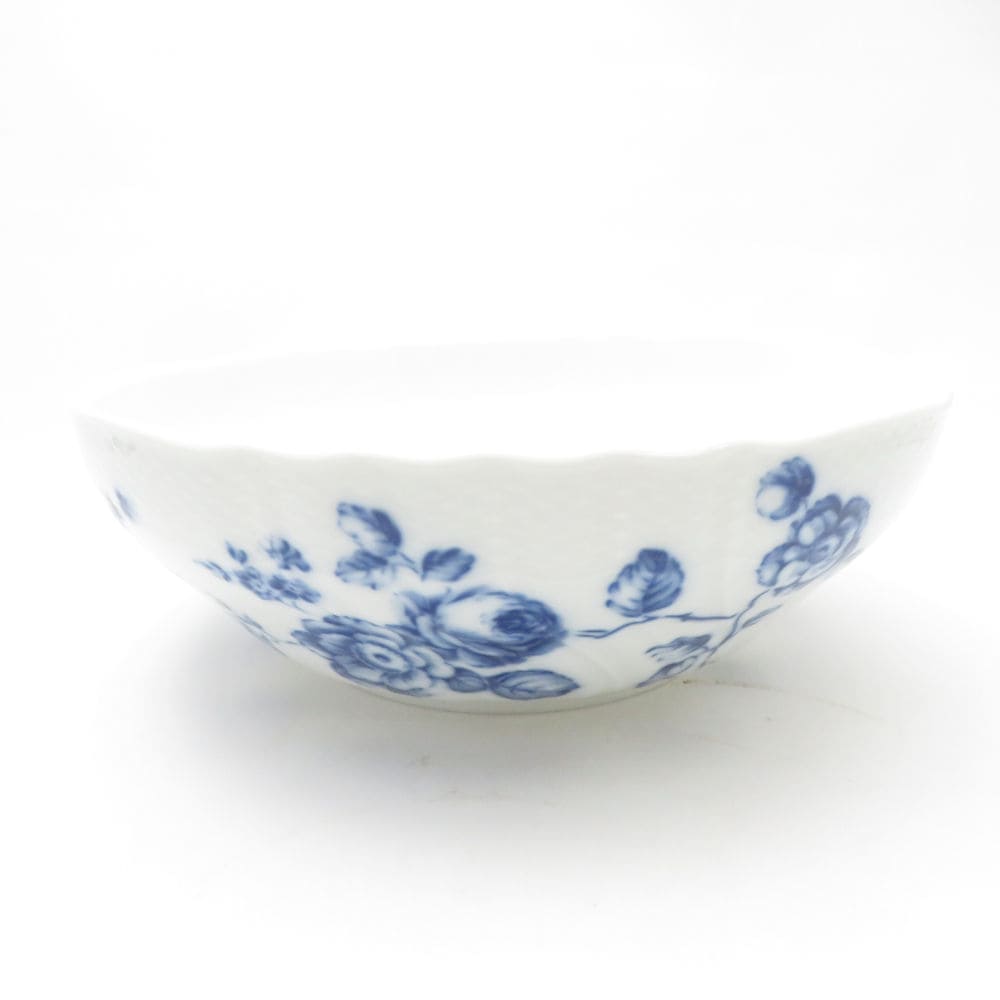 美品 Richard Ginori リチャードジノリ ローズブルー サラダボウル 25cmプレート 盛り鉢 大鉢 SC9642S1 【中古】