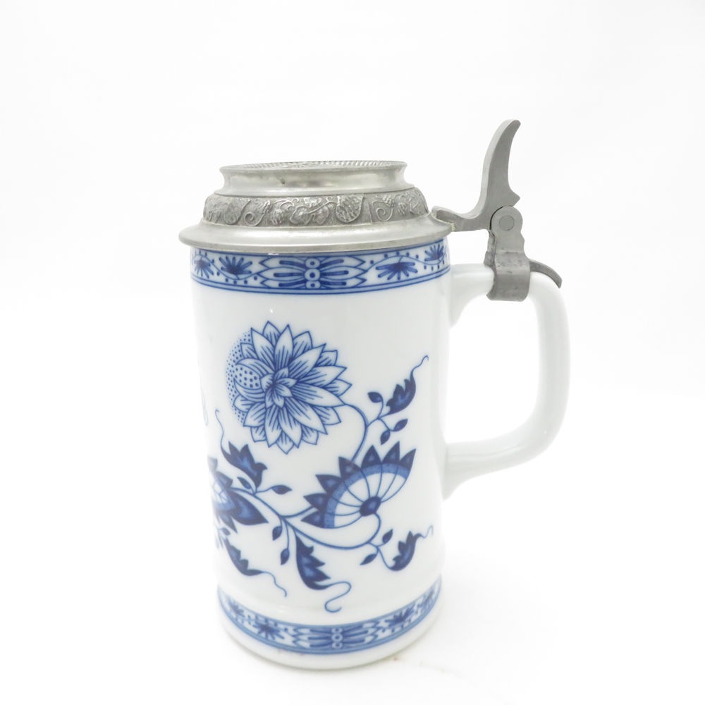 HUTSCHENREUTHER フッチェンロイター キリンビアマグコレクション 1980年 ブルーオニオン ビアマグ ビール グラス 希少 レア SC9508B1 【中古】