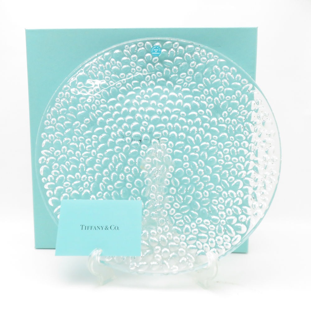 未使用 TIFFANY＆Co. ティファニー コブルストーン 大皿 プラター 28cmプレート テーブルウェア SU13424F2 【中古】