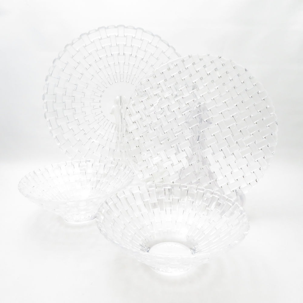 Nachtmann ナハトマン ボサノバ プレート ボウル 4点 セット 22cm＆25cm＆15cm 中皿 SC9599X2 【中古】