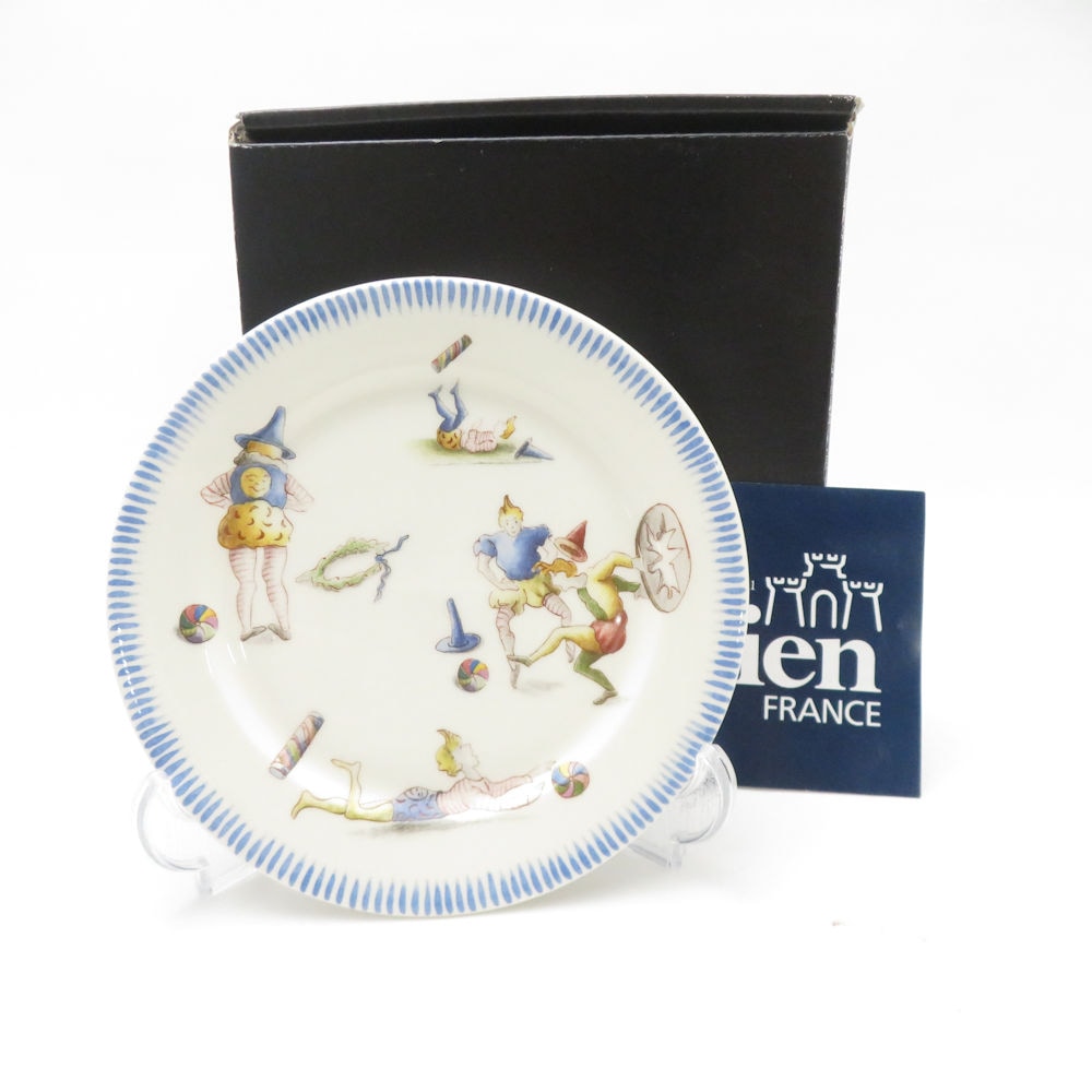 美品 Gien ジアン LE CIRQUE 小皿 SY13553V2 【中古】