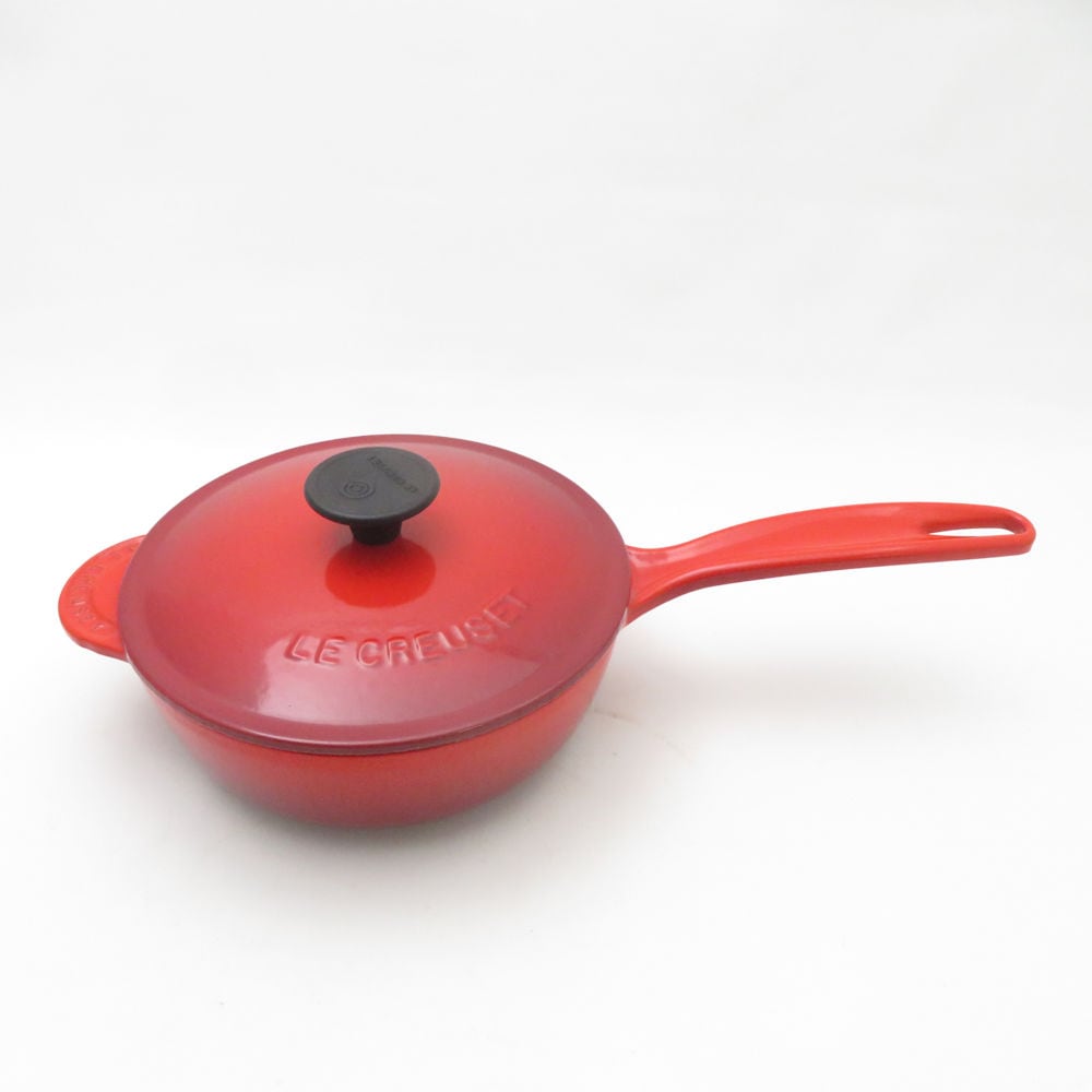 Le Creuset ルクルーゼ 片手鍋 ソースパン ミルクパン SM4813H1 【中古】