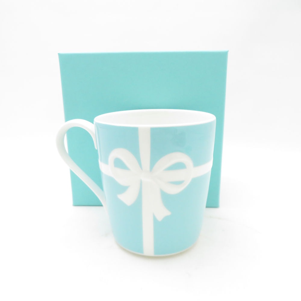 美品 TIFFANY＆Co. ティファニー ブルーボックス マグカップ コップ SY13470J1 【中古】