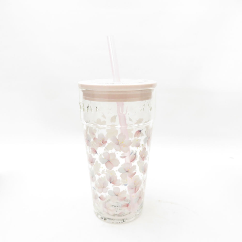 未使用 STARBUCKS スターバックス SAKURA2025 グラスタンブラー 473ml スタバ 桜 さくら SC9712D1 【中古】