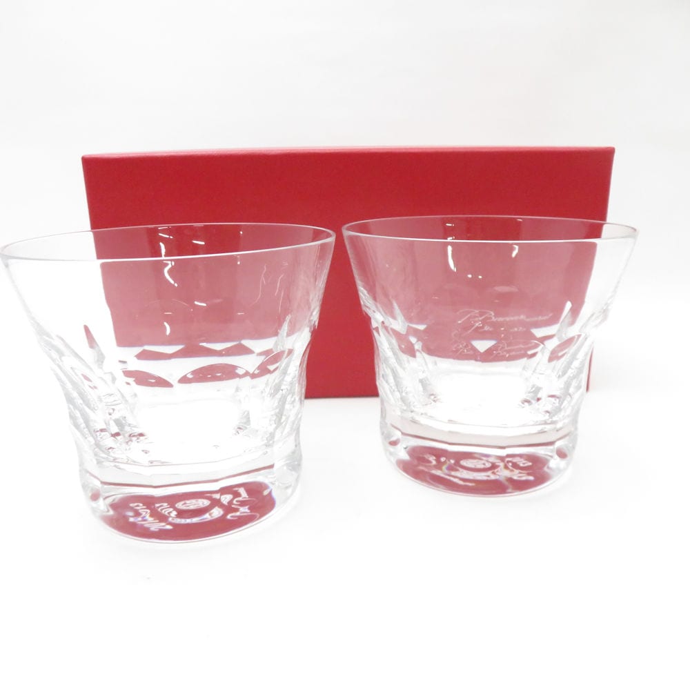 未使用 Baccarat バカラ ビバ 2013年 タンブラー 2点 クリスタル ペア ロックグラス オールドファッション SU13410C1 【中古】
