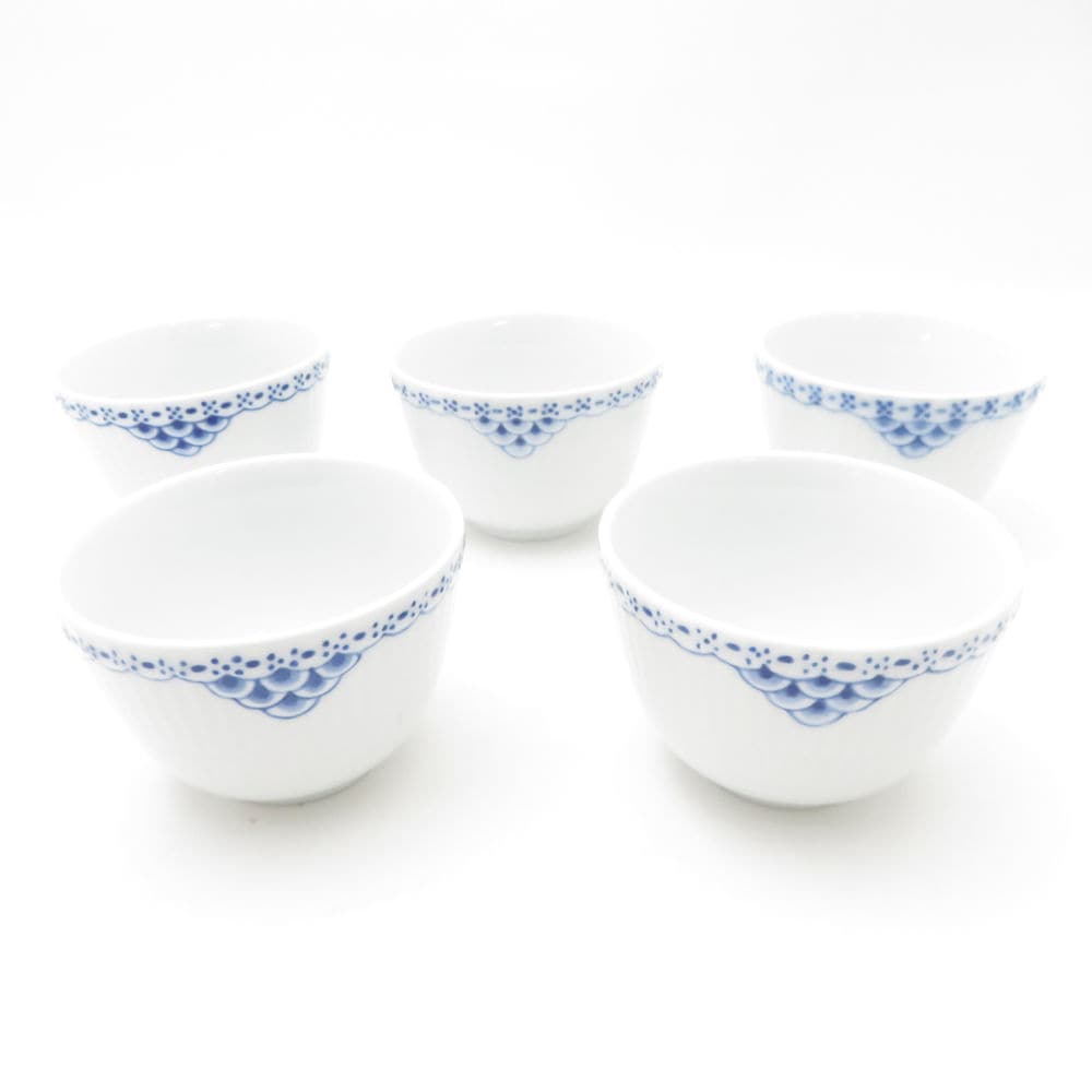 未使用 ROYAL COPENHAGEN ロイヤルコペンハーゲン プリンセス カップ 5客 セット 湯呑み SO3735C1 【中古】