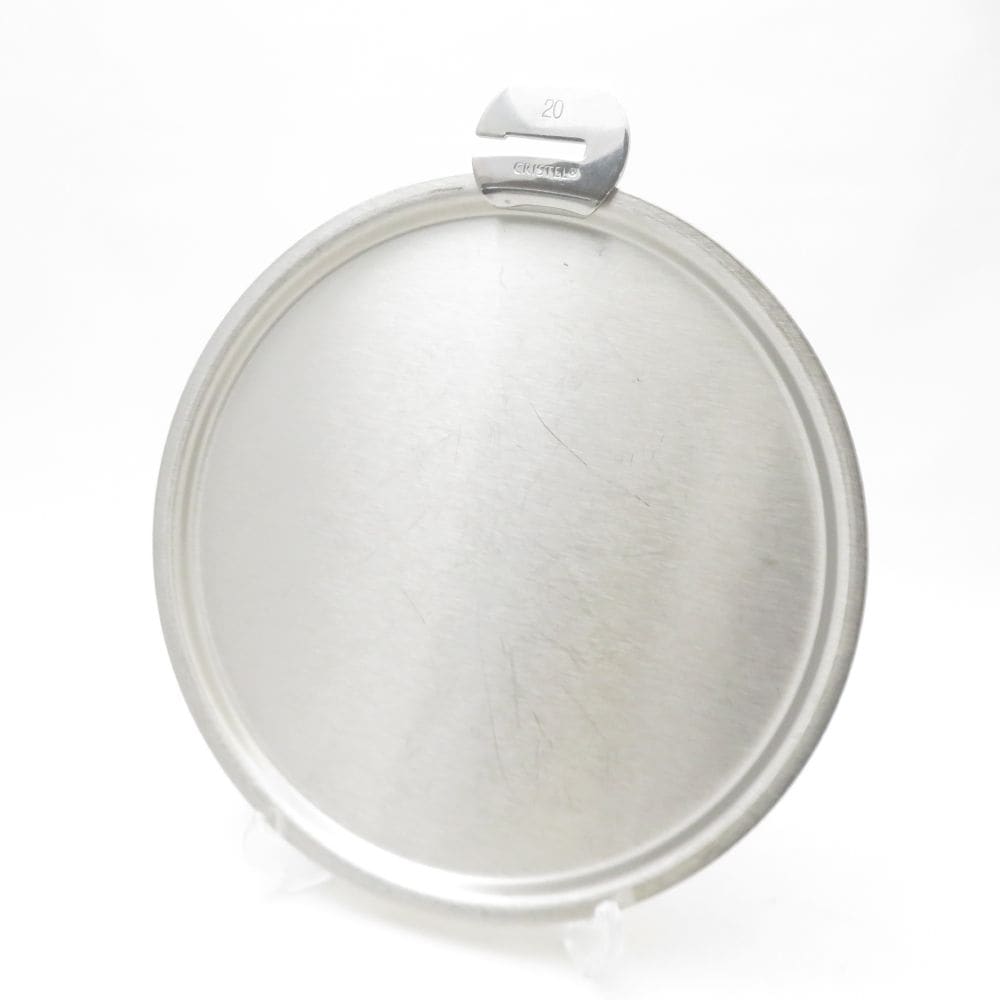 CRISTEL クリステル ステンレスフラットふたのみ 20cm 蓋 廃盤 希少 レア チェリーテラス SC9854P1 【中古】