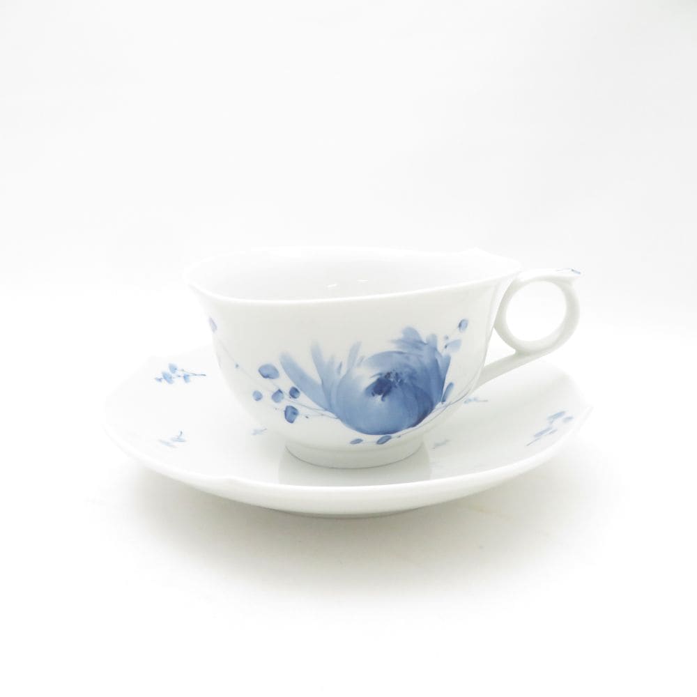 MEISSEN マイセン 青い花 ティーカップ＆ソーサー ブルーフラワー SC9645B1 【中古】