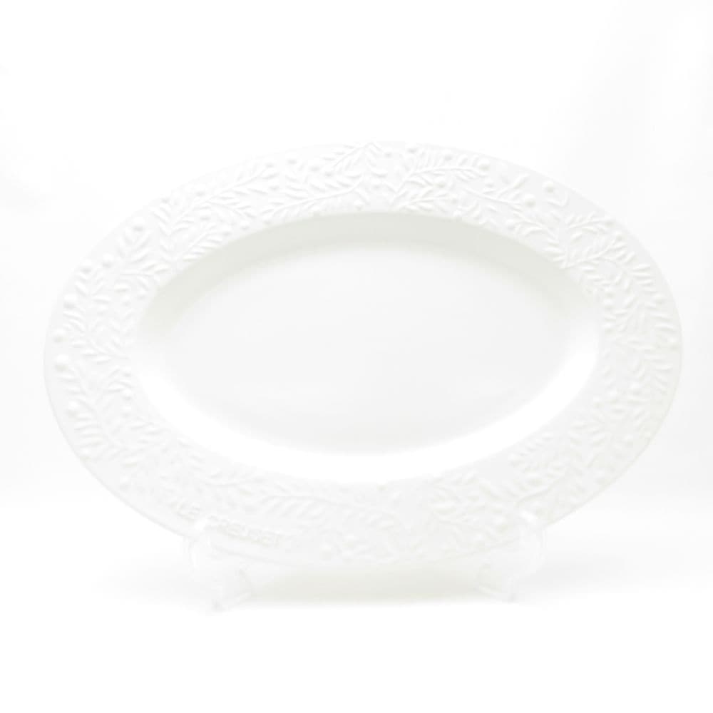 美品 Le Creuset ルクルーゼ オーバル皿 大皿 パーティープレート SY13485B1 【中古】