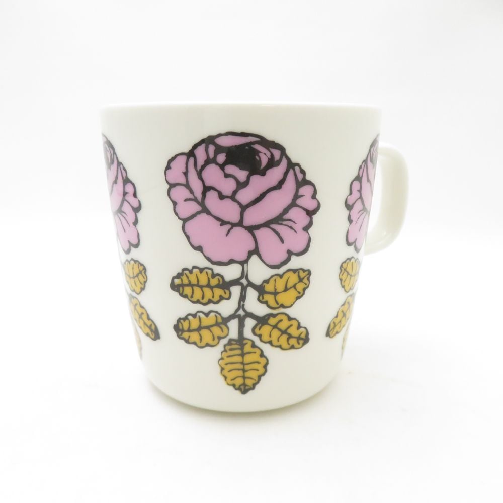 美品 marimekko マリメッコ VIHKIRUUSU ヴィヒキルース マグカップ コップ 北欧 フィンランド SY13520V1 【中古】