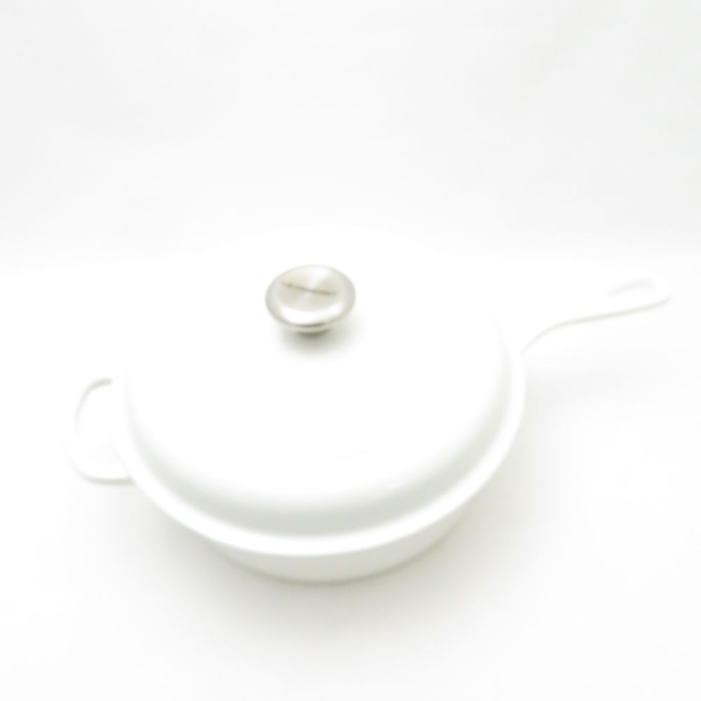 美品 Le Creuset ルクルーゼ カサドゥ 片手鍋 鋳物ホーロー 26cm 3.6L 深型フライパン 料理 調理 SU13482Z 【中古】