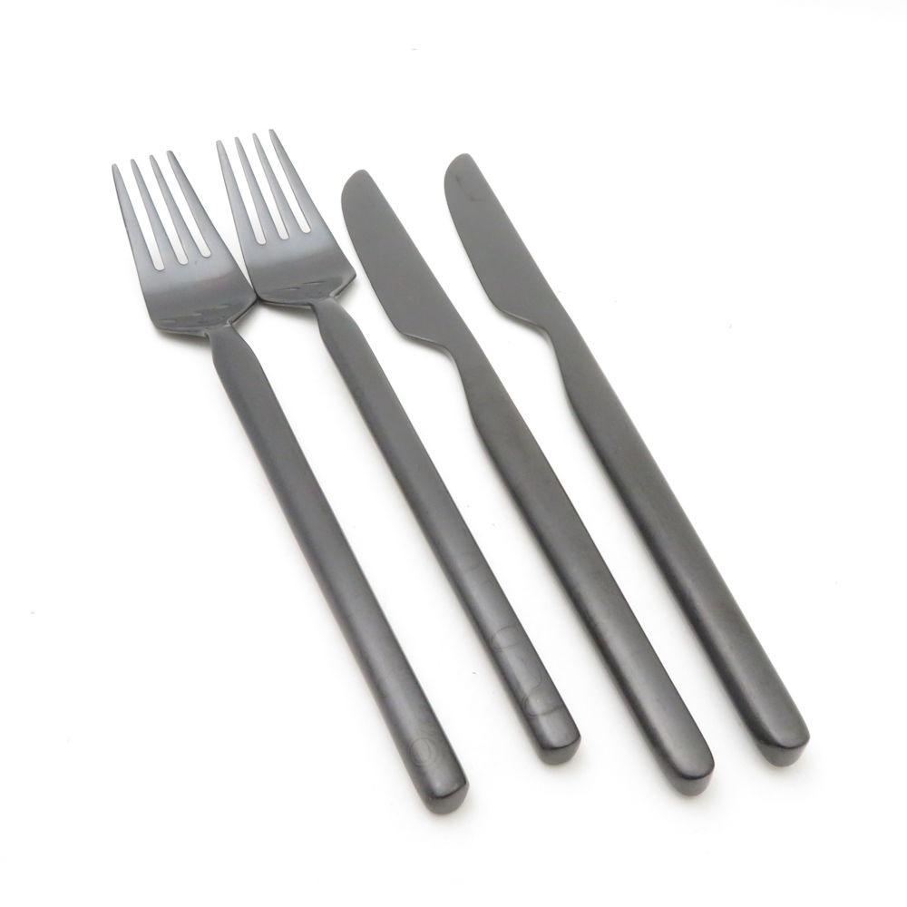 GENSE ゲンセ フォーク ナイフ 4点 ペア セット SY13568A1 【中古】