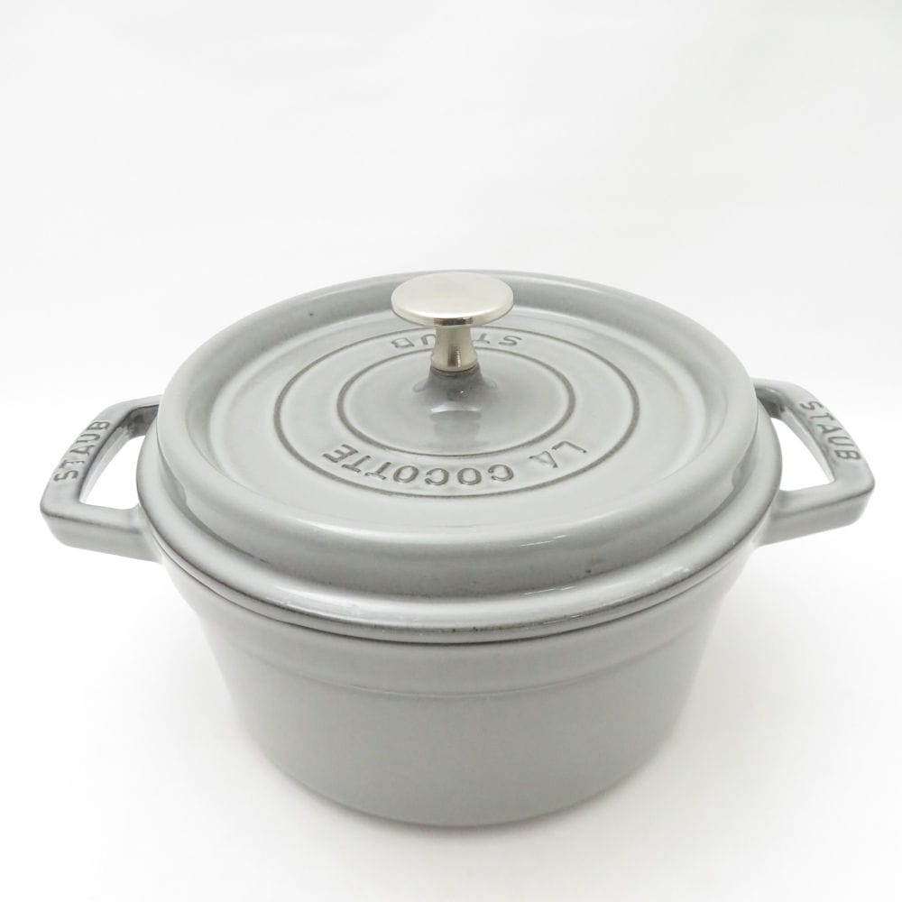 STAUB ストウブ ピコ・ココット ラウンド 20 (7 7/8) 両手鍋 料理 SY13587Z 【中古】