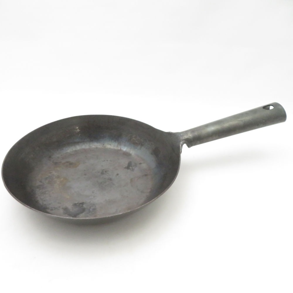難有 木屋 打ち出しフライパン 鉄 料理 SY13594Z 【中古】