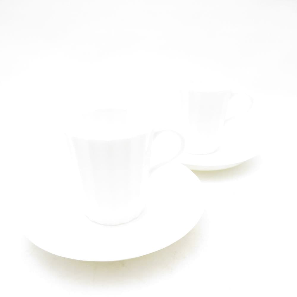 未使用 Fukagawa Seiji 深川製磁 カップ＆ソーサー 2客 ペア SM4840K1 【中古】