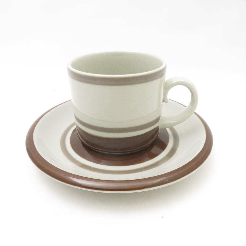 ARABIA アラビア Pirtti ピルッティ コーヒーカップ＆ソーサー 旧ロゴ ヴィンテージ 北欧 フィンランド SC9871H1 【中古】