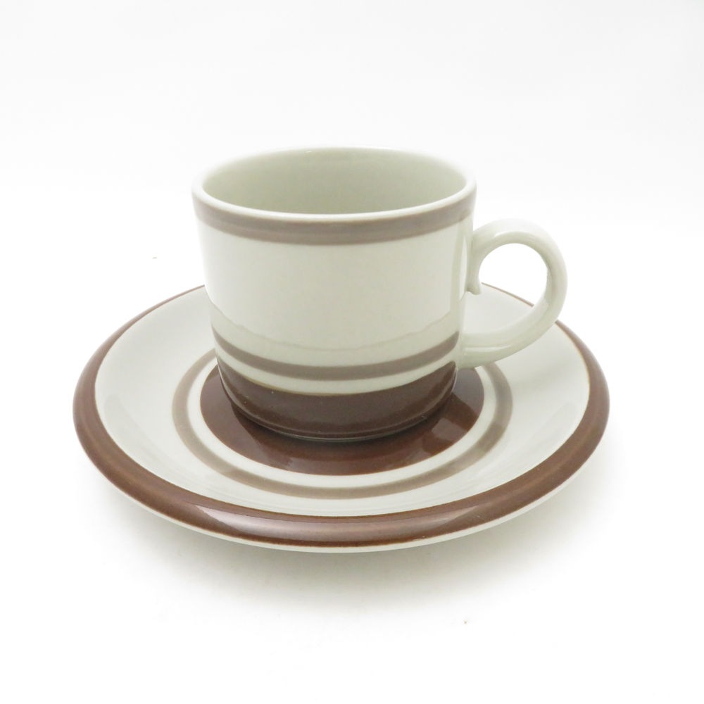 ARABIA アラビア Pirtti ピルッティ コーヒーカップ＆ソーサー 旧ロゴ ヴィンテージ 北欧 フィンランド SC9871H1 【中古】