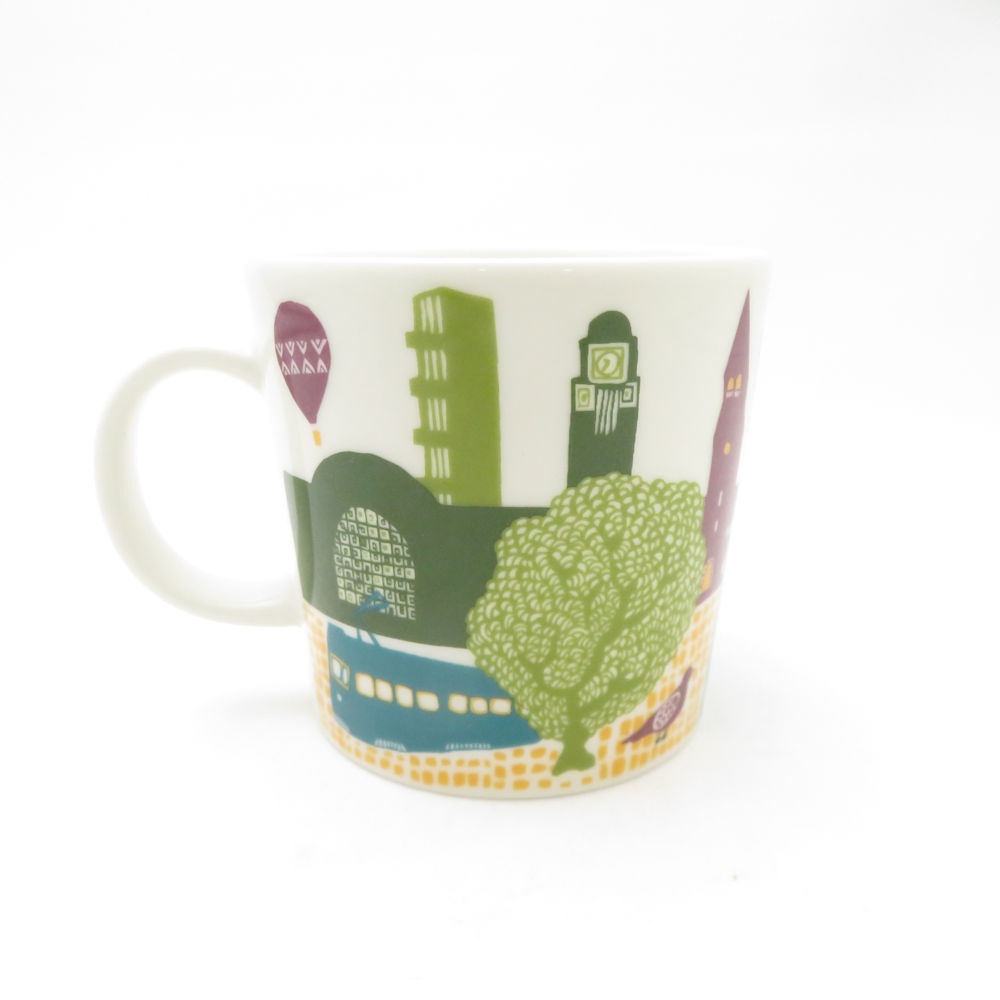 ARABIA アラビア HELSINKI2012 ヘルシンキ ダウンタウン マグカップ 0.3L 限定 コップ 希少 SC9874H1 【中古】