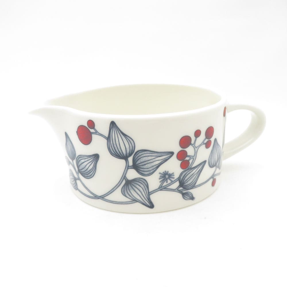 美品 ARABIA アラビア Runo ルノ フロストベリー ピッチャー 150周年バックスタンプ 0.4L ジャグ ソース SC9724H2 【中古】