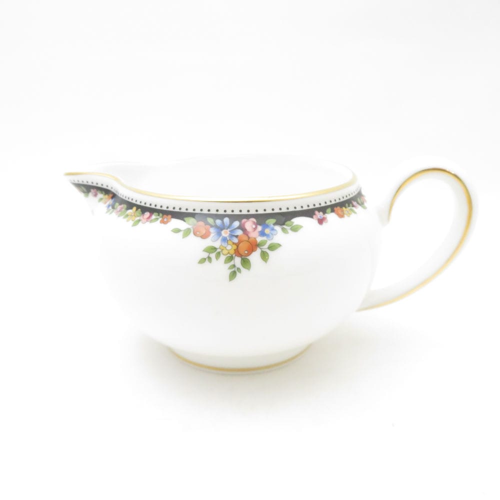 WEDGWOOD ウェッジウッド オズボーン クリーマー 花柄 ミルクピッチャー クリーム SC9908G2 【中古】