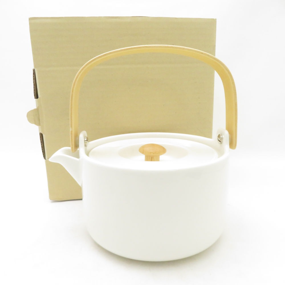 美品 marimekko マリメッコ oiva オイヴァ ティーポット 茶こし付 700ml 茶器 SC9942A1 【中古】