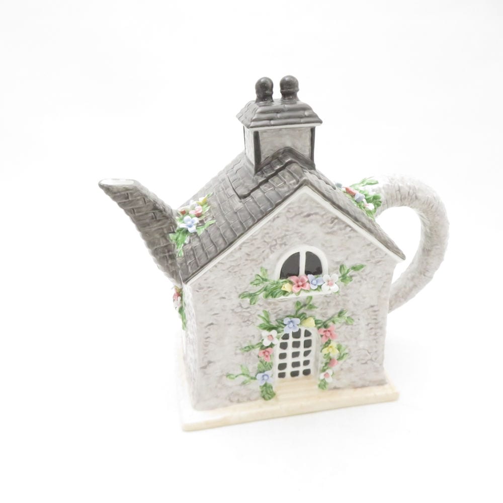 未使用 Aynsley エインズレイ イギリスの家 湖水地方 ティーポットフィギュリン 置物 インテリア 英国 SC9993Q1 【中古】