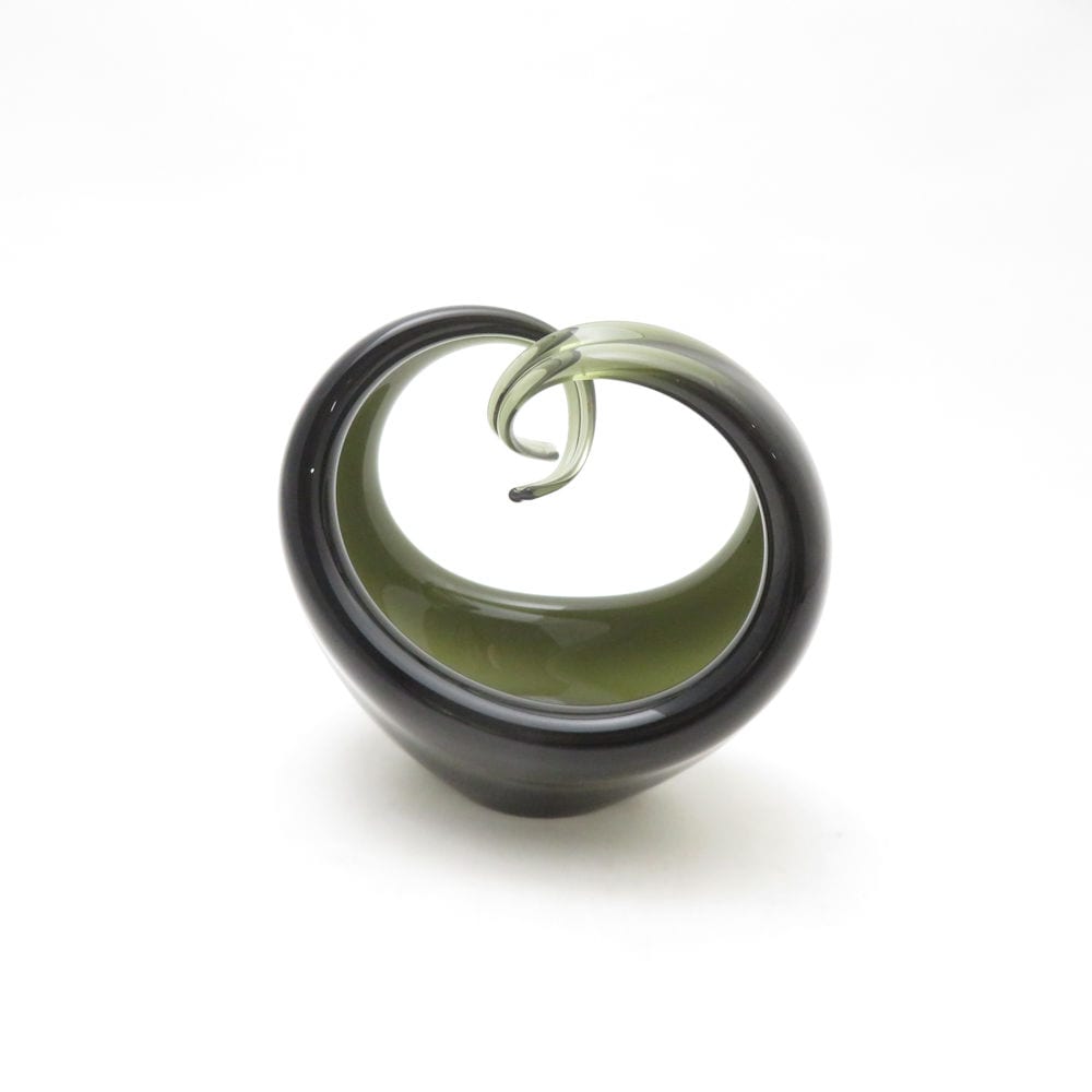 美品 Sghr スガハラ ハートクルヴァ フラワーベース 花器 花瓶 花びん SC9997Q1 【中古】