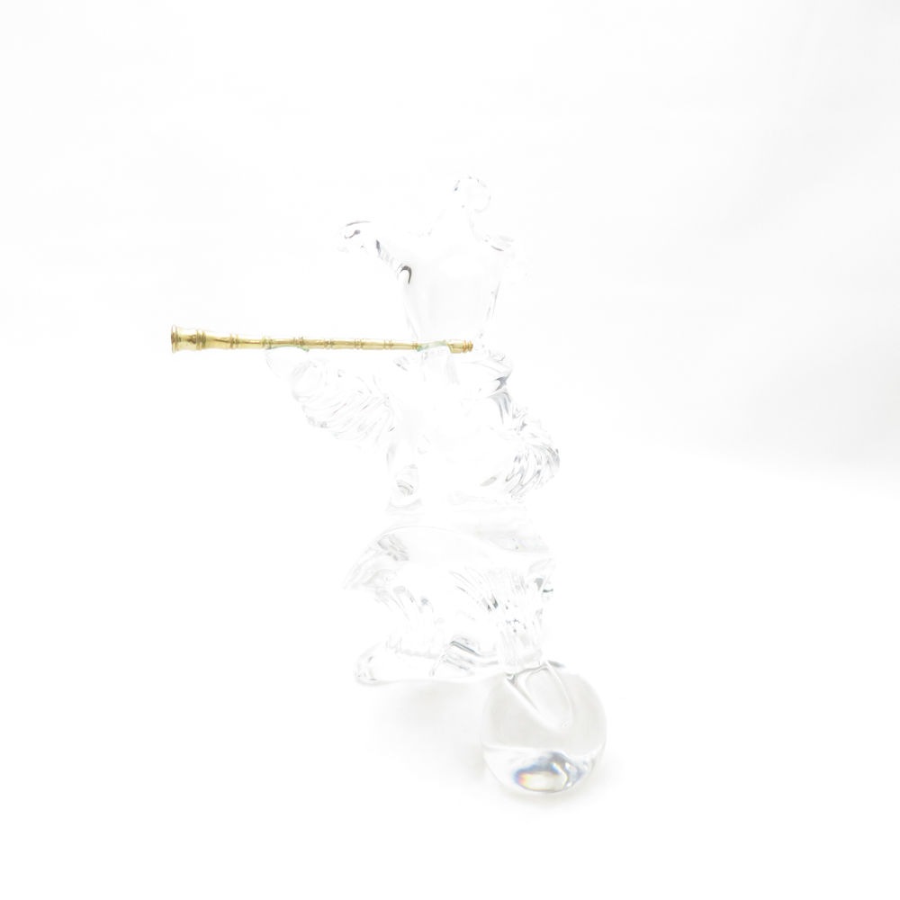 美品 Baccarat バカラ ピエロ Jean Boggio ペーパーウェイト 置物 フィギュリン クリスタルオブジェ SC10000L2 【中古】