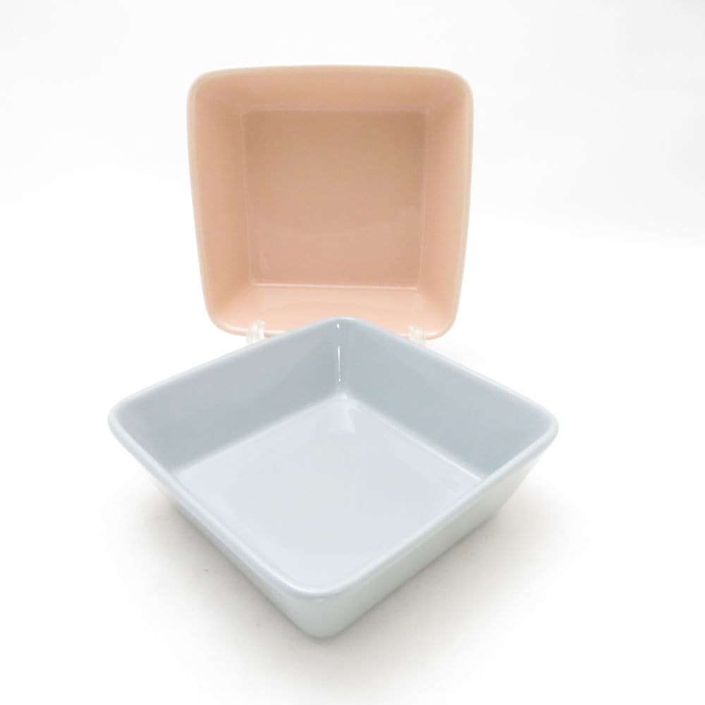 iittala イッタラ ティーマ スクエアプレート 2枚 セット 12cmプレート 深皿 SM4876K1 【中古】