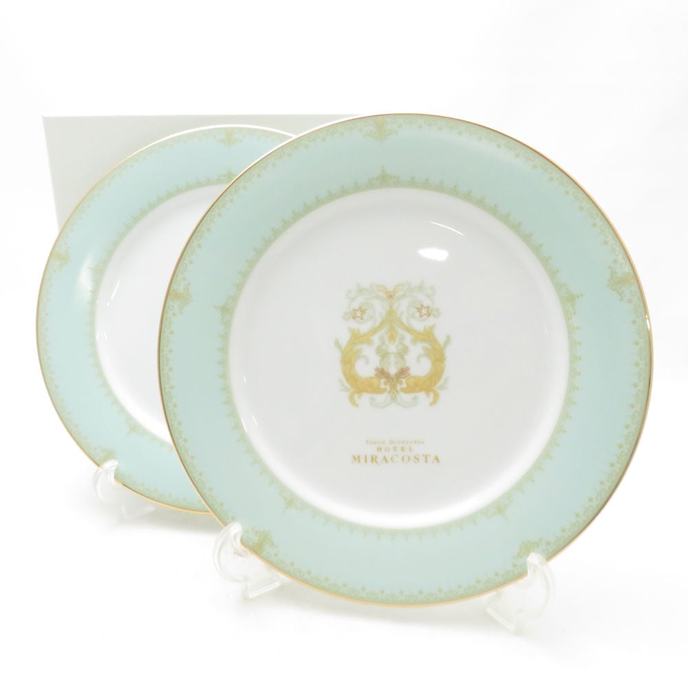 未使用 Noritake ノリタケ ホテルミラコスタ Weddings 大皿 2枚 23cmプレート ディズニー ディナー SD180T1 【中古】