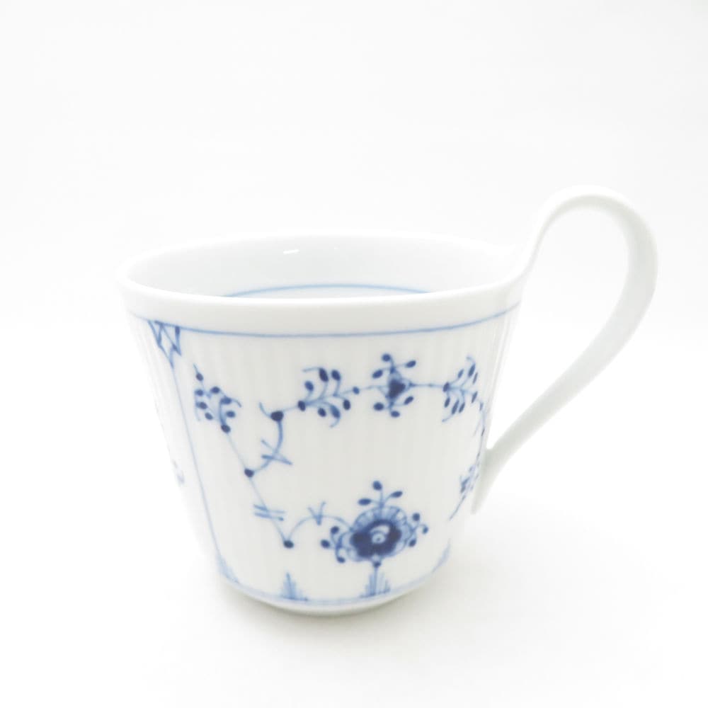 美品 ROYAL COPENHAGEN ロイヤルコペンハーゲン ブルーフルーテッドプレイン 090 ハイハンドルマグカップ コップ SY13638U2 【中古】