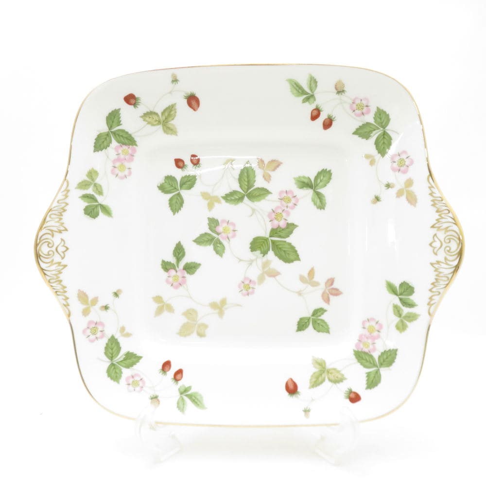 美品 WEDGWOOD ウェッジウッド ワイルドストロベリー BBプレート バター ブレッド 大皿 SY13653U2 【中古】