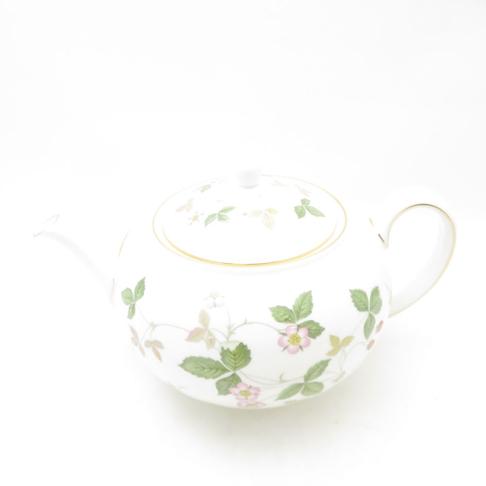 美品 WEDGWOOD ウェッジウッド ワイルドストロベリー ティーポット SY13655U2 【中古】