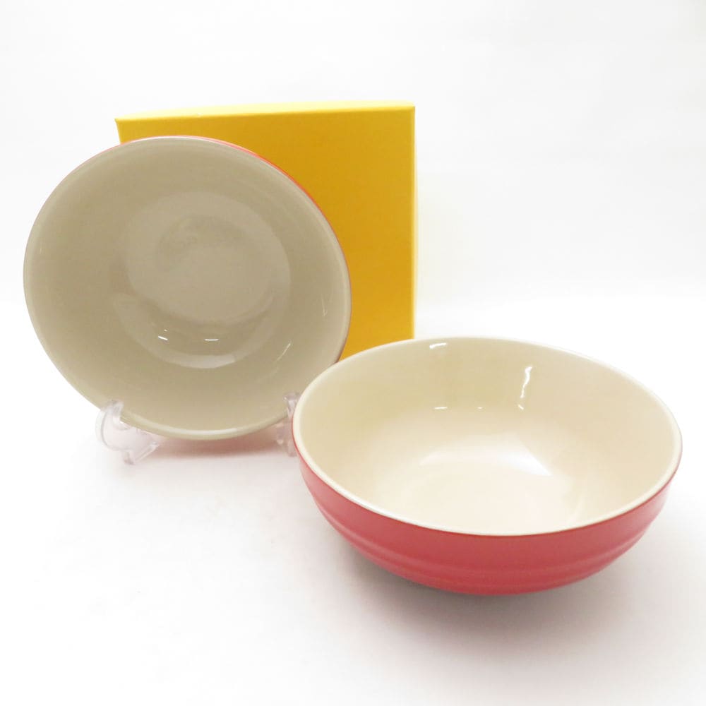 未使用 Le Creuset ルクルーゼ マルチボウル 2枚 セット 15cm SN439K2 【中古】