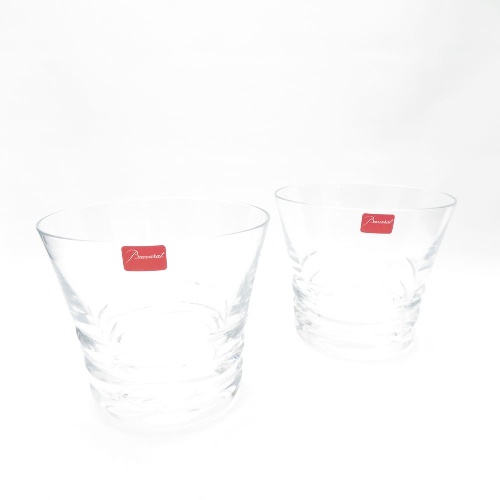 Baccarat バカラ ローラ タンブラー 2点 ペア ロックグラス オールドファッション SC9334J2 【中古】