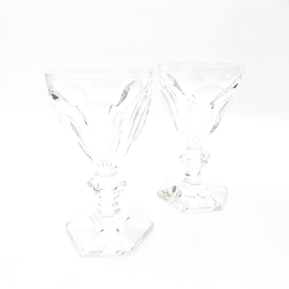 Baccarat バカラ アルクール ワイングラス 2客 ペア 12cm SM4974J2 【中古】