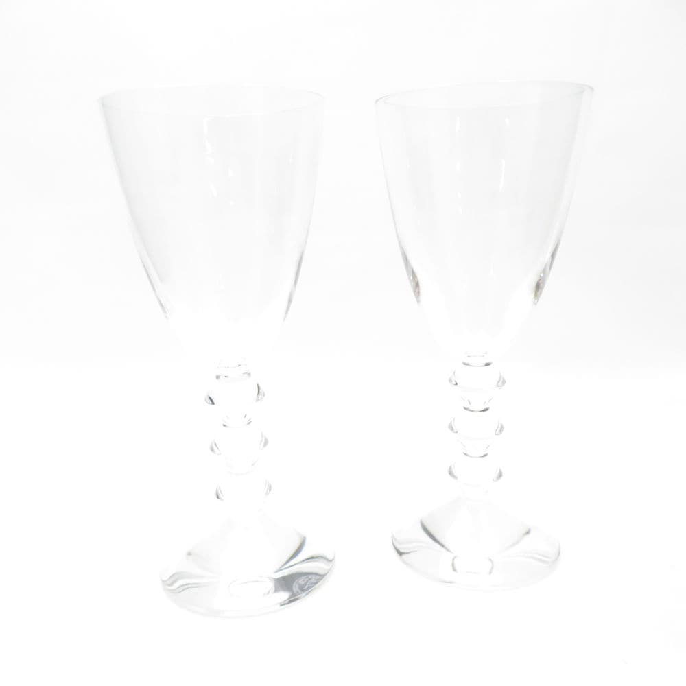 Baccarat バカラ ベガ ワイングラス 2客 ペア 18cm SM4978J2 【中古】
