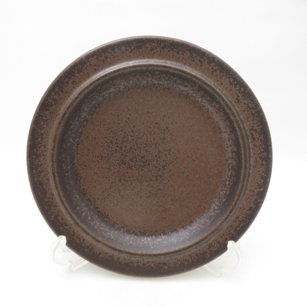 美品 ARABIA アラビア Ruska ルスカ 中皿 20cmプレート 刻印なし ヴィンテージ 北欧 SC10564D2 【中古】
