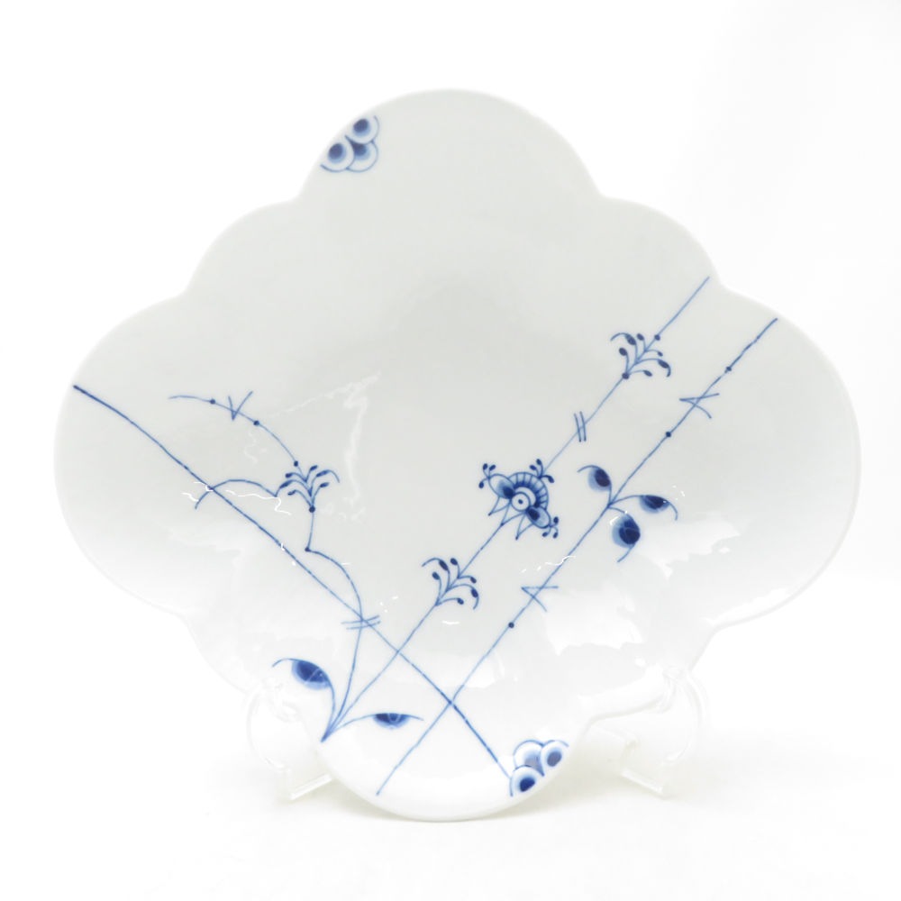 ROYAL COPENHAGEN ロイヤルコペンハーゲン ブルーパルメッテ フラワーボウル 26cm ディーププレート SO3841B4 【中古】