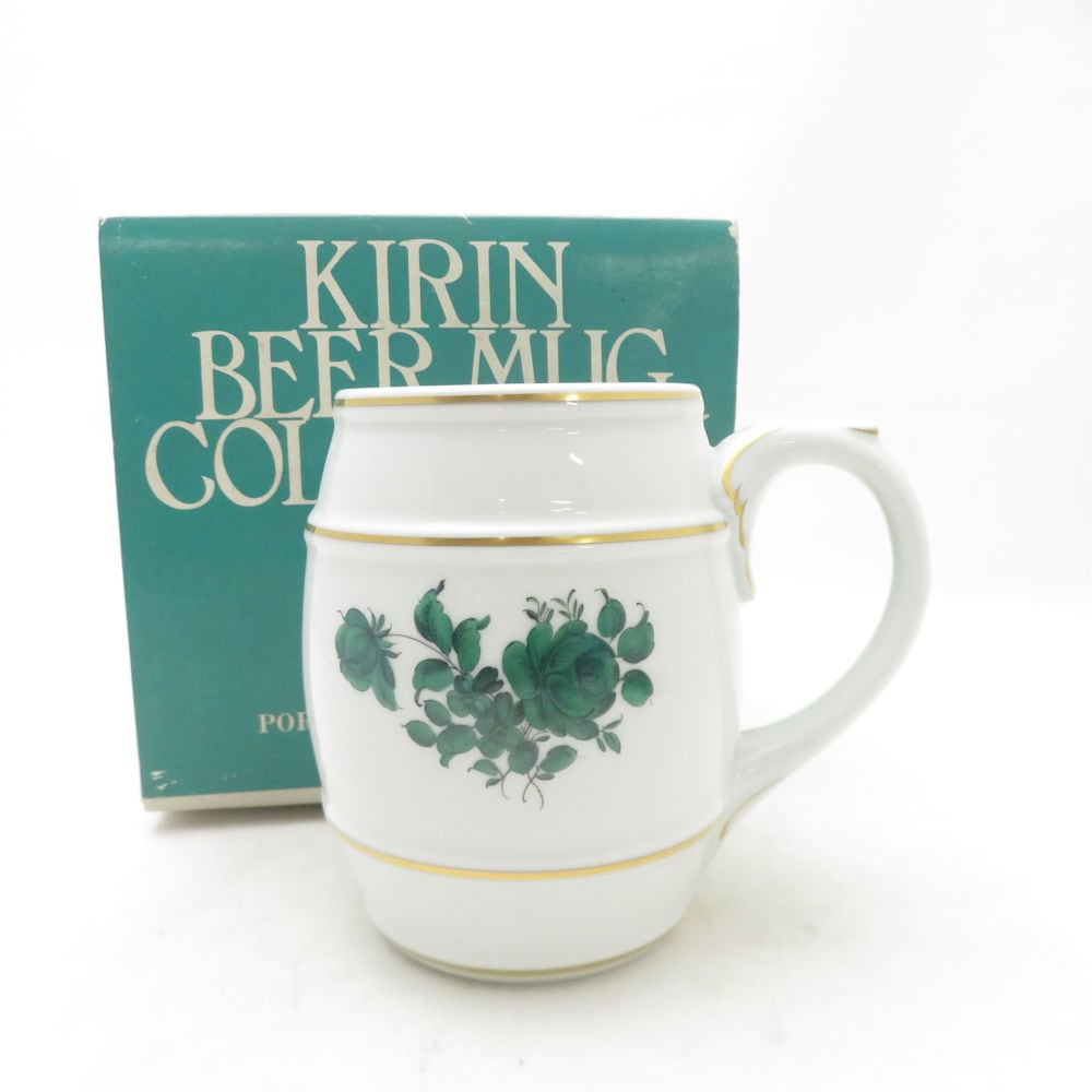 未使用 AUGARTEN アウガルテン キリンビアマグコレクション 1987年 マリアテレジア ビアマグ 陶器 ビールジョッキ ビールグラス カップ SC10897B3 【中古】
