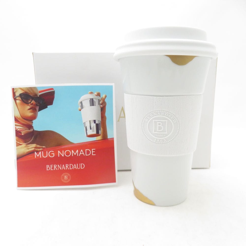 未使用 BERNARDAUD ベルナルド マグ ノマド KINTSUGI タンブラー 金継ぎ 陶磁器カップ SO3832S2 【中古】