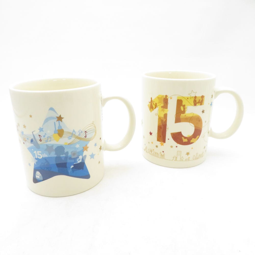 美品 STARBUCKS スターバックス スターバックスジャパン15周年記念 マグカップ 2点 セット 15th アニバーサリー SM5071E2 【中古】