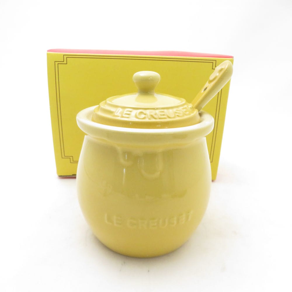 未使用 Le Creuset ルクルーゼ くまのプーさん ハニーポット ディズニー 壺 SM5041V1 【中古】