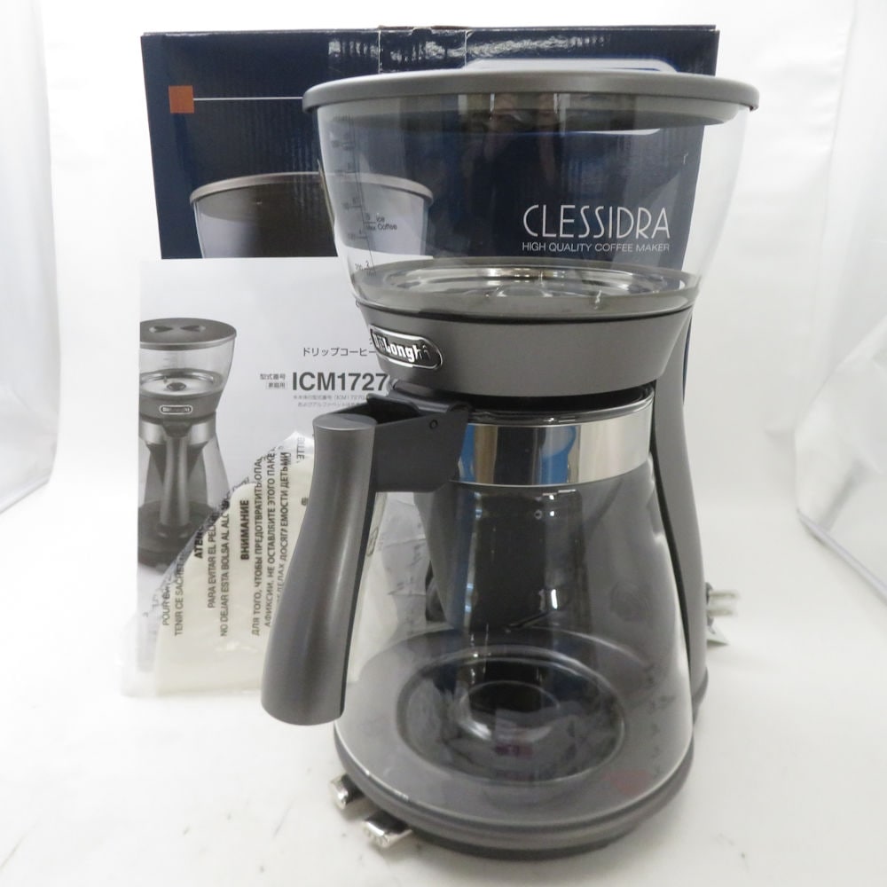 美品 DeLonghi デロンギ ICM17270J クレシドラ ドリップコーヒーメーカー SM5045V1 【中古】