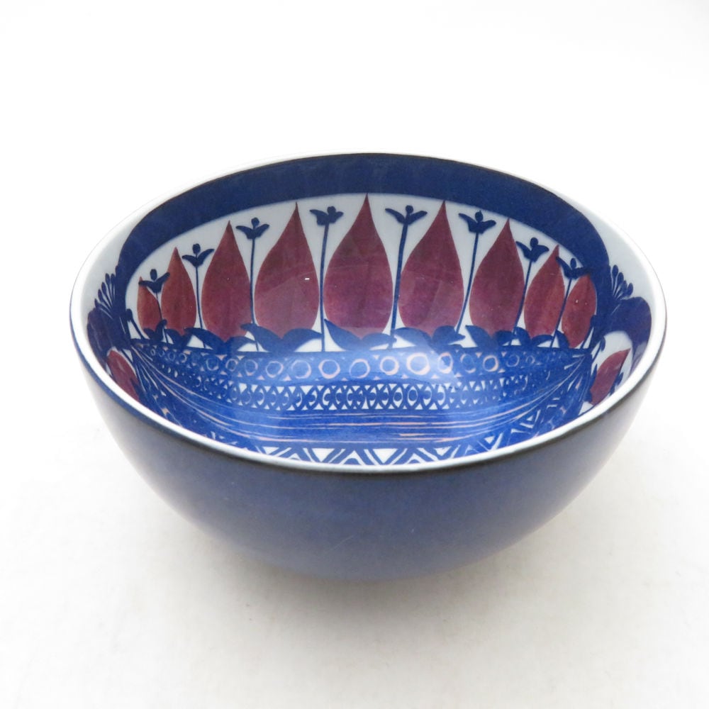 美品 ROYAL COPENHAGEN ロイヤルコペンハーゲン Tenera テネラ Beth Breyen ボウル 深皿 小鉢 北欧 ヴィンテージ デンマーク SU14028D2 【中古】