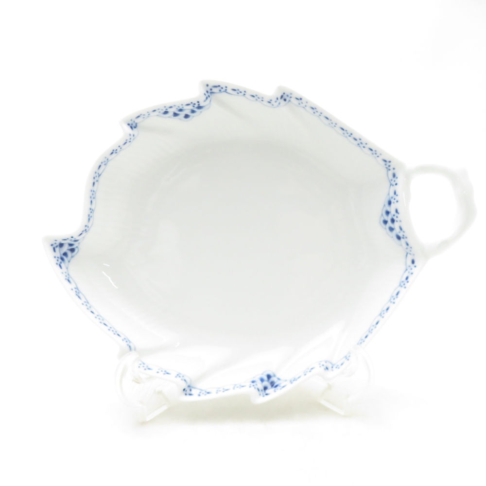 未使用 ROYAL COPENHAGEN ロイヤルコペンハーゲン プリンセス リーフディッシュ 23cmプレート 葉 中皿 SC10674K1 【中古】