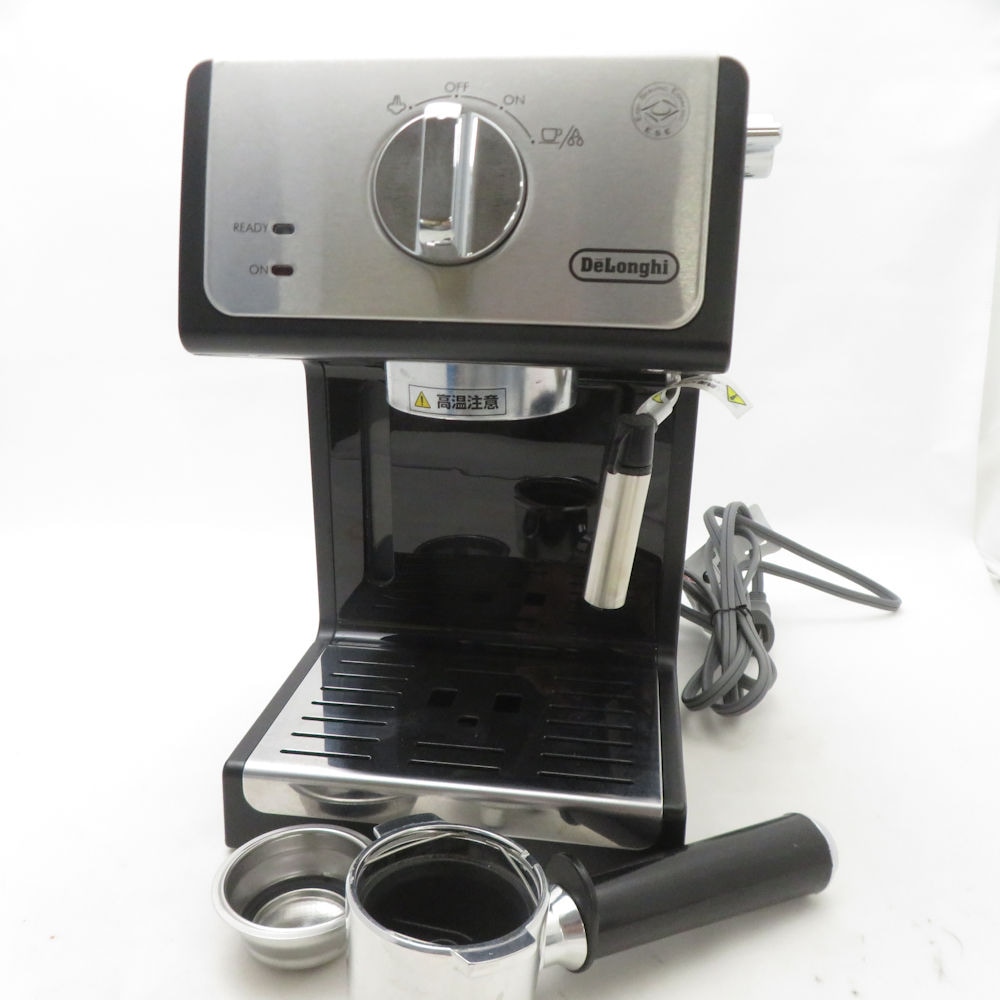 DeLonghi デロンギ アクティブ ECP3220J-BK コーヒーメーカー 1点 エスプレッソマシン カプチーノ キッチン SU13799Z 【中古】