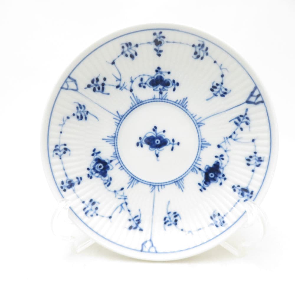 ROYAL COPENHAGEN ロイヤルコペンハーゲン ブルーフルーテッドプレイン ソーサーのみ 1点 15cm デンマーク製 SC10931X1 【中古】