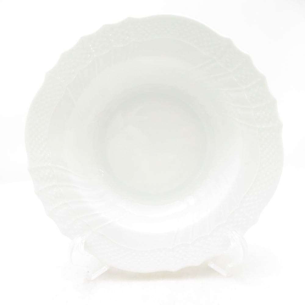 美品 Richard Ginori リチャードジノリ ベッキオホワイト 深皿 1枚 20cmディーププレート パスタ スープ 白磁 SU13925V2 【中古】